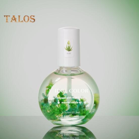 Nail Oil with Dried Flower Extracts Nourishing Moisturizing Treatment for Stronger Nails Floral Fragrance Gel Polish Nail Care Oil for Manicure