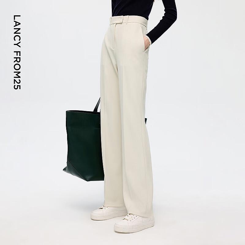 EiLEEN ELITEE Straight-Leg Commuter Trousers