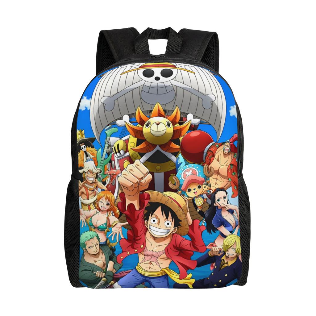Zaino Moda Anime One Piece per Outdoor, Scuola Superiore, Escursionismo, Viaggio, Daypack per Uomini, Donne, Borsa a Spalla per College