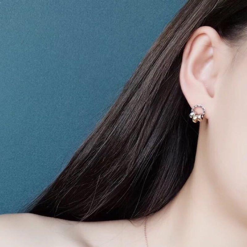 Vintage Geometric Titanium Steel Dangle Earrings With Roman Number Design For Women