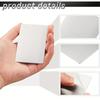 3Pcs Stainless Steel Business Card Blanks Metal Ultra Thick Metal Business Cards Smooth Edge Rounded Corners Name Cards