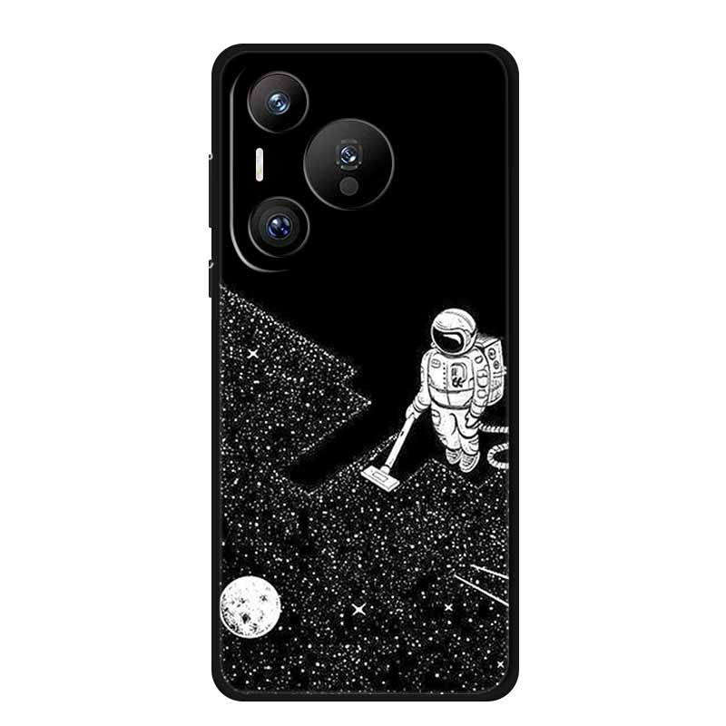 For Huawei Pura 70 Pro Case Pura70 Pro Plus Coque Black Silicone Soft Back Cover For Huawei Pura 70 Ultra Phone Case Funda Shell