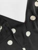 2026 Retro Polka Dot V-neck Satin Camisole Dress - European & American Style, Slimming Midi A-line Skirt for Women