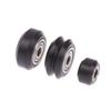 5Pcs Pom Wheel With 625Zz Linear Bearing 3D Printer Pom Wheel Plastic Pulley V-Type Wheels For Laser Engraver Parts