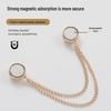 Adjustable Magnetic Metal Buckle for Trouser Legs and Cuffs - Seamless, Nail-Free Design