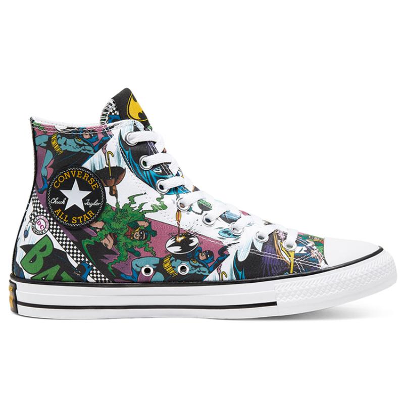 Batman 80th Anniversary X Converse Chuck Taylor All Star Comfortable & Stylish High-Top Canvas Unisex Black & Green