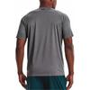 Under Armour Velocity Solid Logo Rundhals Kurzarm T-Shirt Herren Tops Dunkelgrau 1327965-012