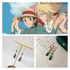 Fashionable Geometric Ear Jewelry Howl's Moving Castle Drop Earrings