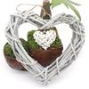 Wicker Rattan Hanging Heart Wreath Wedding Supplies Home Decoration Party 