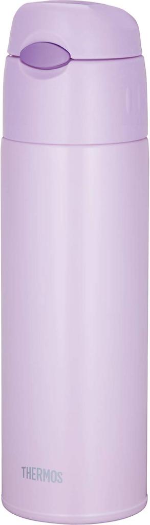 Thermos Water Bottle Vacuum Insulated Straw Bottle Light Purple 550ml LPL FHL-551