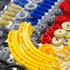 TEESE 233-Piece Technic - Lego Compatible Parts, Technic Gears, Axles, Pins, Wheel Absorbers, Shock Differential Tire Tracks for Technic Projects