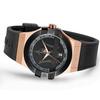 Maserati Men's Potenza Quartz Watch, Water Resistant, Trident Logo, Business/Sport Style, Luxury, Rose Gold, Official Authentic Product [2-Year Warran