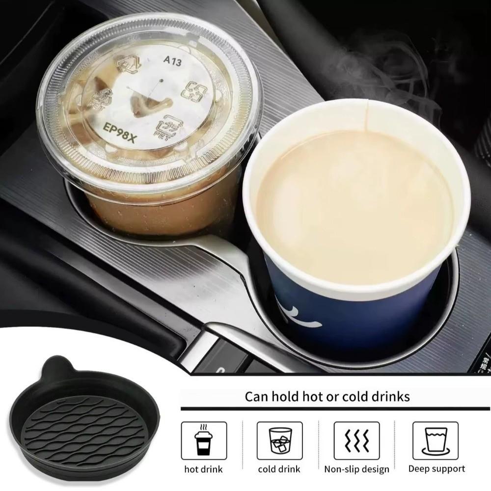 Silicone Non-Slip Cup Mats Non-Slip Silicone Cup Holder Mats New Car Cup Mats  For Car Cup Holders