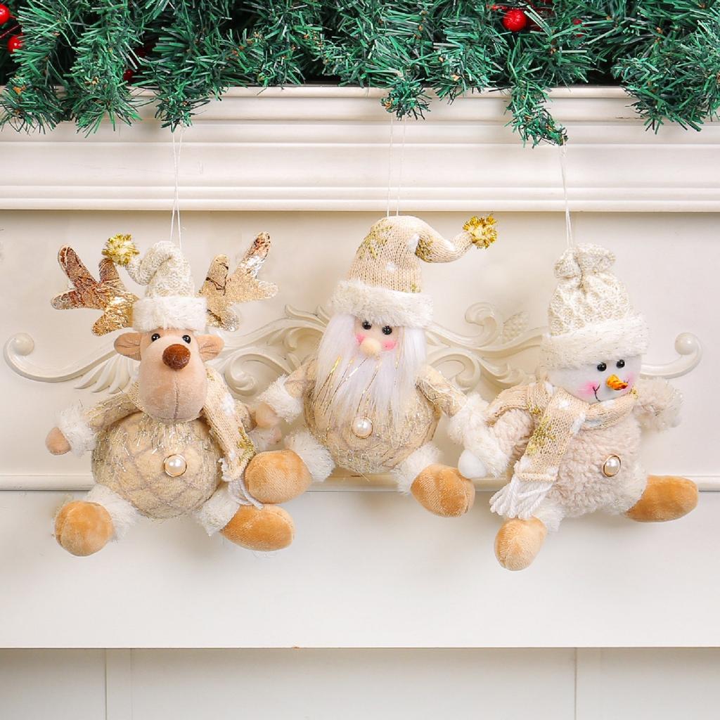 Christmas Elk Doll Window Scene Decoration Doll