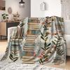 Vibrant Book & Floral Design Flannel printed blanket suitable for all seasons suitable for living room office sofa and travel