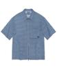 VIVASTUDIO Gardeners Knitted Half Shirt Jacket [French Blue]