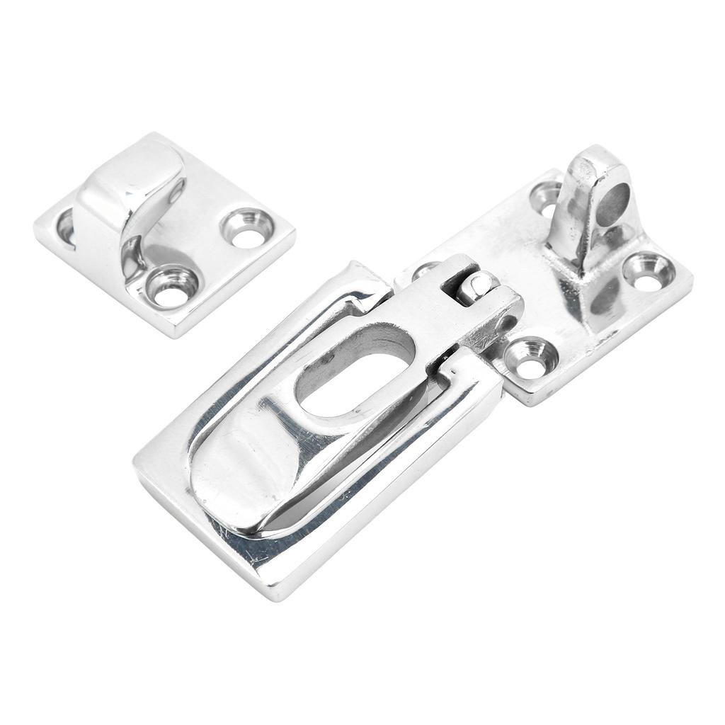 2pcs 316 Stainless Steel Lockable Door Latch Heavy Duty Anti Rattle Fastener Clamp for Marine