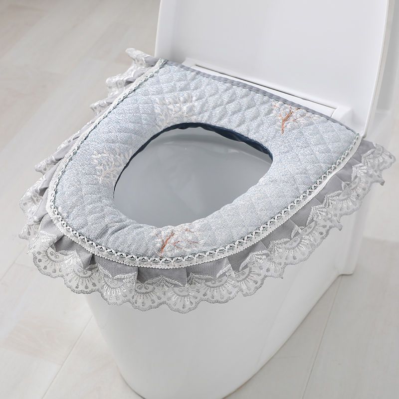

Четыре сезона Сиденье для унитаза Водонепроницаемая подушка для сиденья Подушка для сиденья на молнии Подушка U-образной формы из чистого хлопка one pack