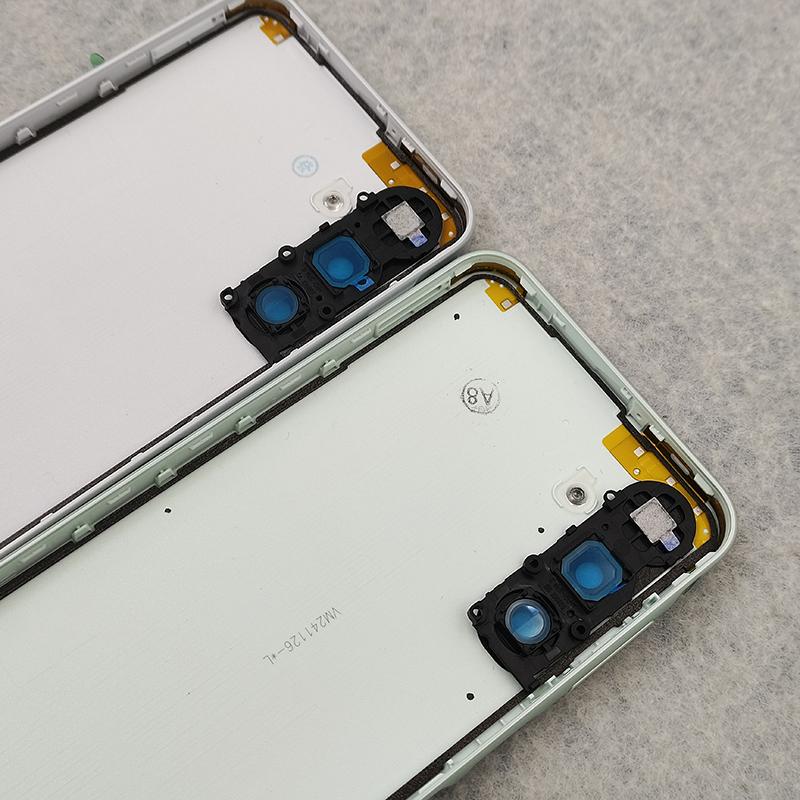 Coperchio Batteria Posteriore Per Samsung Galaxy A16 4G A165 SM-A165F Parti di Ricambio Sportellino Alloggiamento Pannello Posteriore Con Telaio Lente Fotocamera