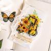 50Pcs Colorful Butterfly & Flower Sticker Pack Forest Fresh Mixed Style Journal Scrapbook DIY Supplies