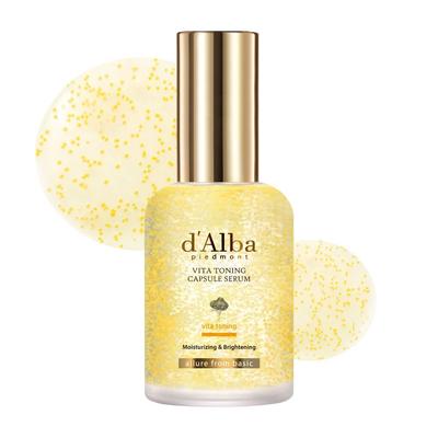 Vita Toning Kapslové Sérum 50ml Sérum Sérum Ampule Hydratační Hydratační Suchá pleť Vlhká Vitamín Glutathion d'Alba