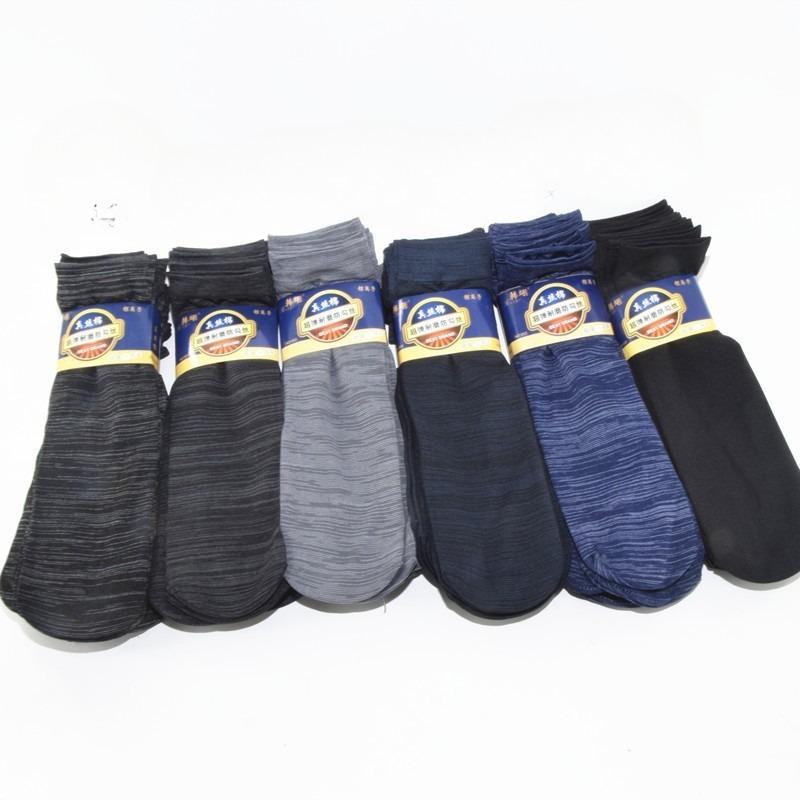 10 Pairs of Summer Lightweight Breathable Men's Stockings, Mid-calf Length Silk Spring/summer Cotton Durable Men's Socks