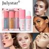 Kit 3 Pezzi Makeup naturale tridimensionale polvere illuminante fata per viso corpo abbronzatura