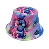 New Children's Cartoon Medium and Older Children's Cartoon Boys and Girls Sunscreen Sunshade Basin Hat Solid Color Bucket Hat CM