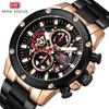 MINI FOCUS Brand Watch Business Men's Watch Waterproof Quartz Watch Steel Belt Men Quartz Watches