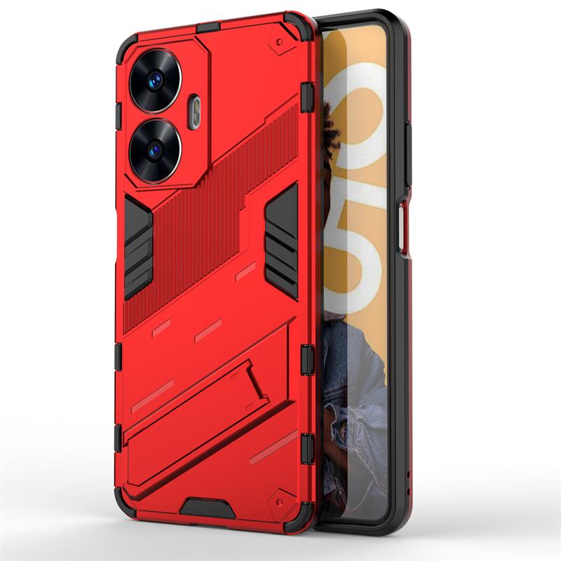 For Realme C55 Case Protective Phone Holder Case For Realme C55 Cover Invisible Bracket TPU Armor Realme C55 Case