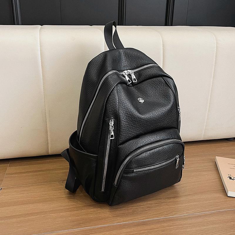 Soft Leather Backpack Women's Multi-Functional Travel Backpack