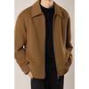 Mens Casual Business Short Jacket Long Sleeve Leisure Outerwear Daily Wear