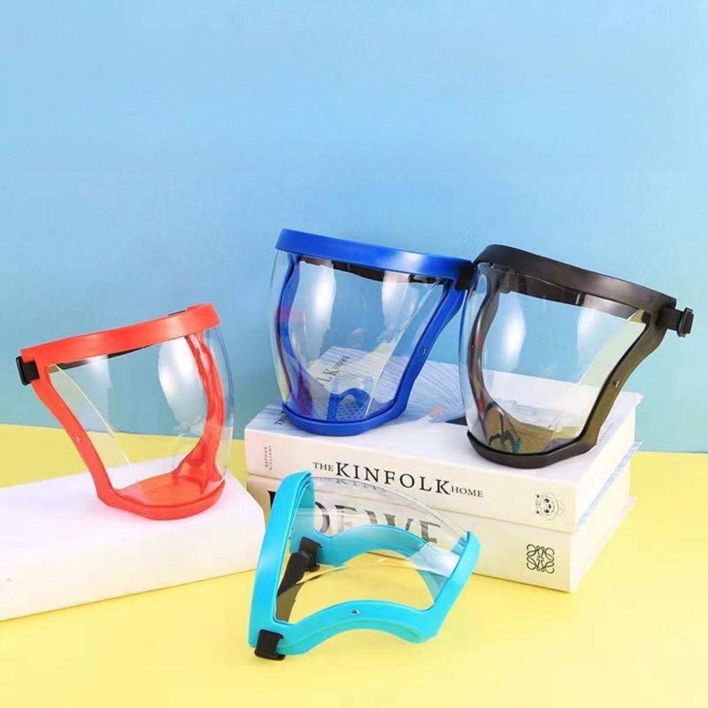 Dětská obličejová maska proti zamlžování a proti stříkající vodě, nastavitelné celoobličejové brýle, pro děti