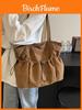 Sac Cabas en Toile pour Femmes avec Fermeture Éclair et Poche Intérieure pour un Usage Quotidien