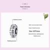 Silver Ziyun Heart-Shaped Lace Silicone Spacer Beads SCC1949
