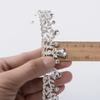 Korean Style Simple Bridal Small Crown Alloy Inlaid Rhinestone Leaf Hair Accessories