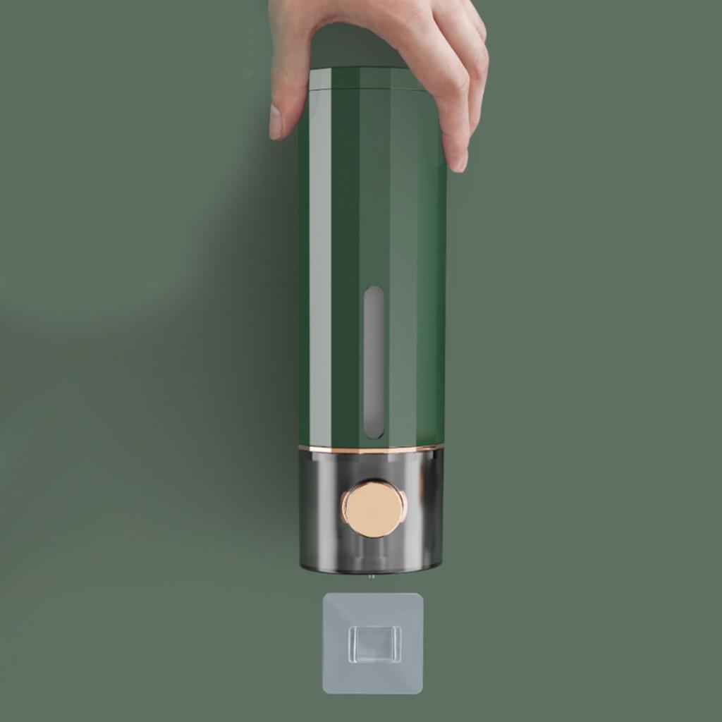 450ml Manual Soap Dispenser Wall Mounted Shampoo Container Shower Dispenser Holds Shampoo Conditioners Shower Gel