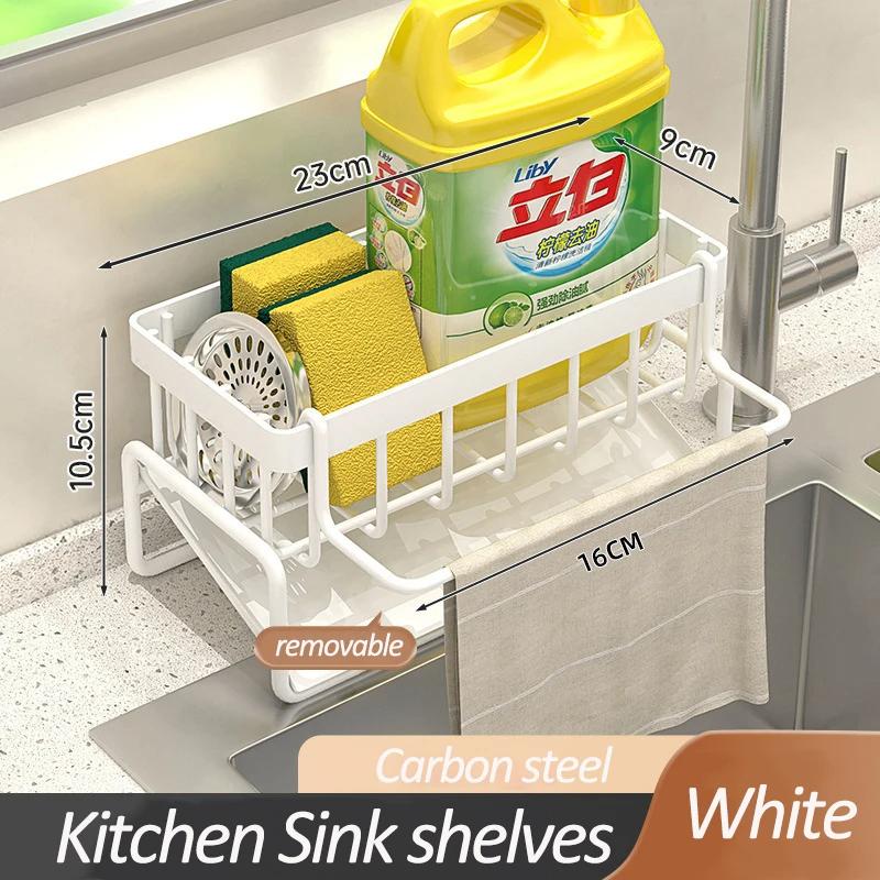 Multifunctional Kitchen Tools Stainless Steel Storage Holder Drain Rack Tableware Plate Drying Shelf For Home Accessories белый 2990₽
