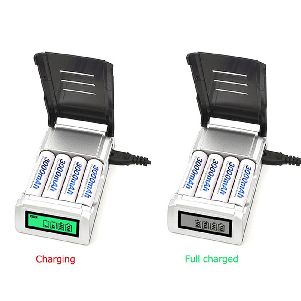 High-end Liquid Crystal Display C905 4 Slots Charger for AA / AAA Ni-MH / NI-CD Batteries