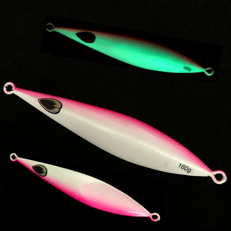 Luminous Ocean Trolling Lead Fish Lure - 160g Shore Casting Bait
