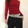 Korean Style Butterfly Waist Belt Sweet Dress Jeans Belt Fashion Lace Waistband  Streetwear
