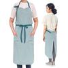 ASTRALA Apron for Women - Linen, Stylish, Scandinavian/Cafe Style, Plain, Simple, Covers Hips,