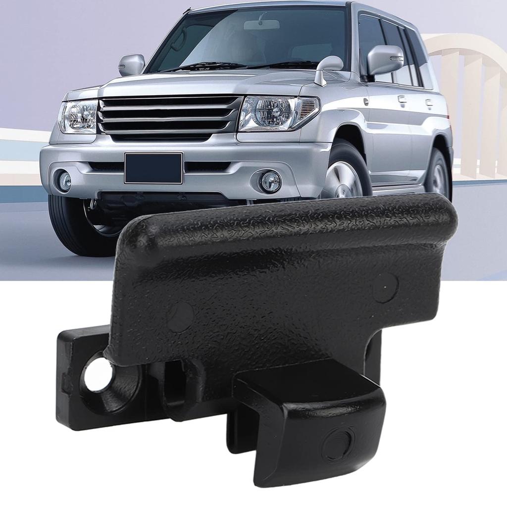 Armrest Box Lock Cover Switch Snap MR532555 ABS Black for Montero Pajero V63W V98V -