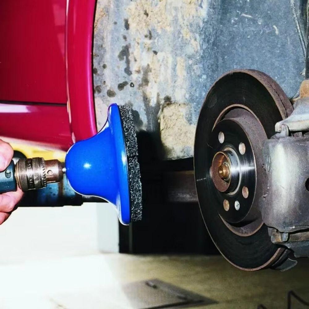 Radnabenbürste Radnabenschleifer Reinigung Rotor Rost Schleifen Reinigung Rotor Felgenoberfläche