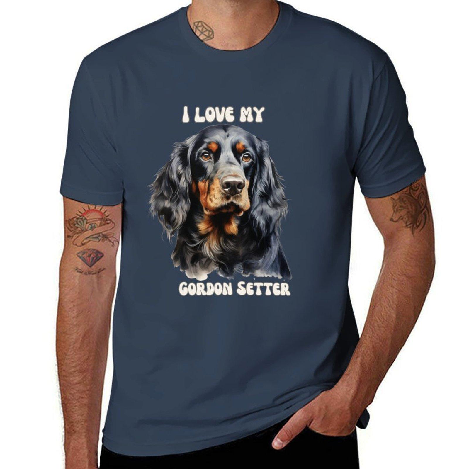I love my Gordon Setter TShirt Work Utility Casual Tee Shirt S