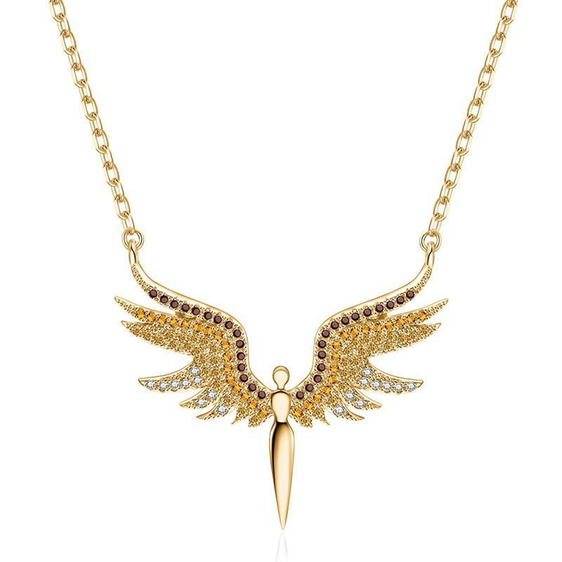 Angel Devil Wings Sense Clavicle Chain Trendy Cool Jewelry Pendant Necklace