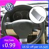 2026 Hot For Volkswagen VW Chrome Emblem Car Steering Wheel Trim Sequin Cover Insert Trim Cover Fit for VW Golf MK5 Plus 5 GTI P