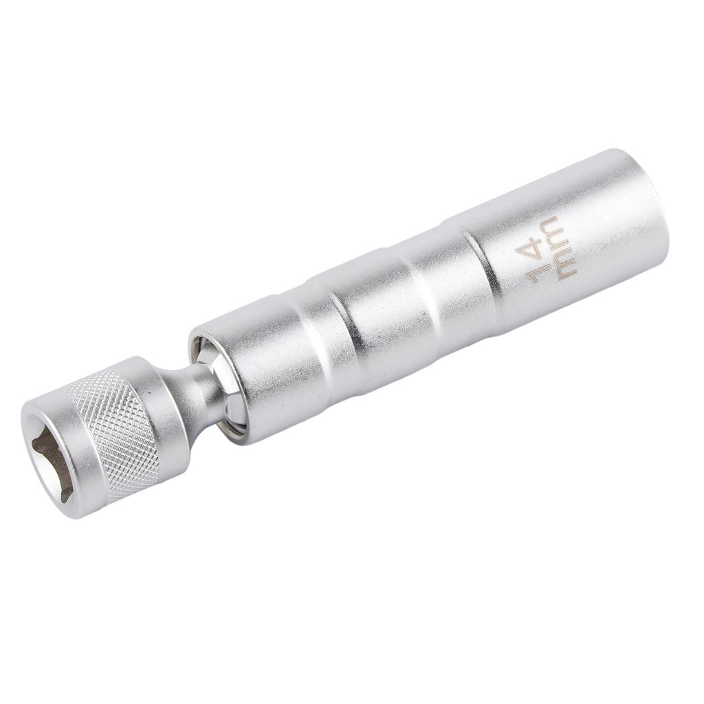 Universal Tändstiftshylsa Nyckel Magnetisk 12-punkts Borttagningsverktyg 14mm 3/8 Drivning