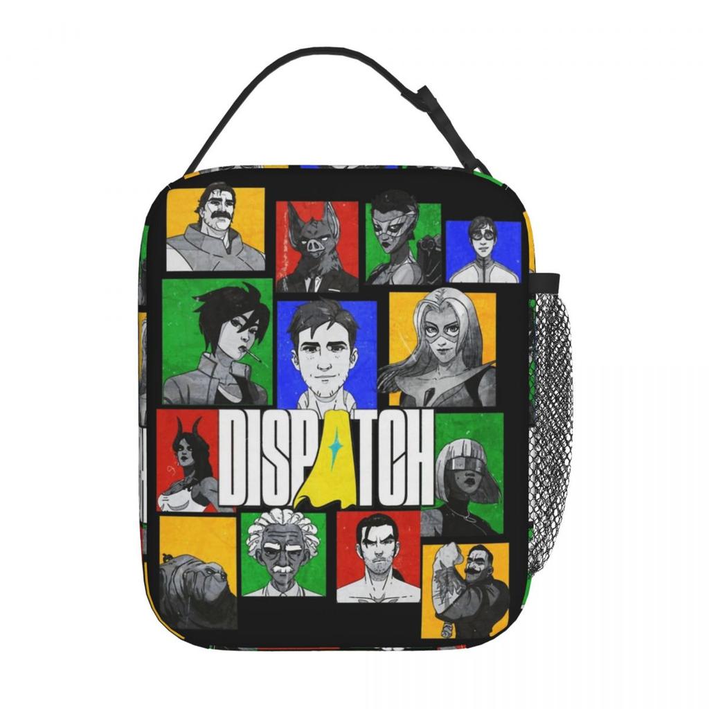 Dispatch Video Game Thermal Insulated Lunch Bags for Travel Portable Food Container Bags Men Women Thermal Cooler Lunch Box