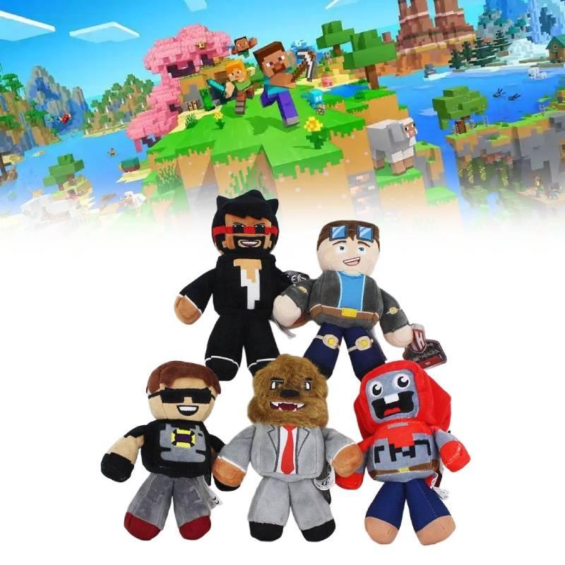 Vibrant Minecraft Tube Heroes Plush Doll Featuring Bold Colors And Durable Fabric